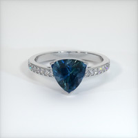 1.69 Ct. Sapphire Ring, Platinum 950 1